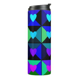 Boxes of Blue Hearts Thermal Tumbler