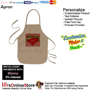 Boxes of Hearts Kids Apron