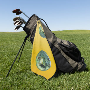 Boxfish - so Cute! Photograhic Design of Cowfish   Golf Towel