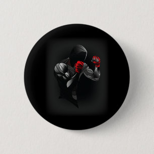 Boxing 7 6 cm round badge
