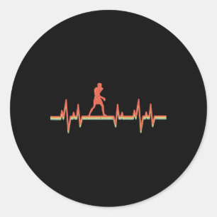 Boxing 8  classic round sticker