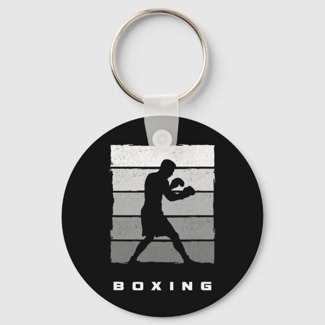 Boxing Apparel - Boxer Boxing 1  Key Ring (Front)