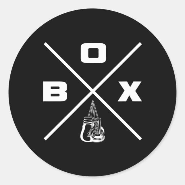 Boxing Apparel - Boxer Boxing  Classic Round Sticker (Front)