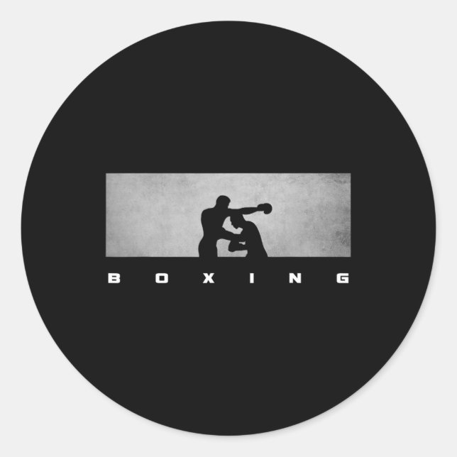 Boxing Apparel - Boxing 1  Classic Round Sticker (Front)