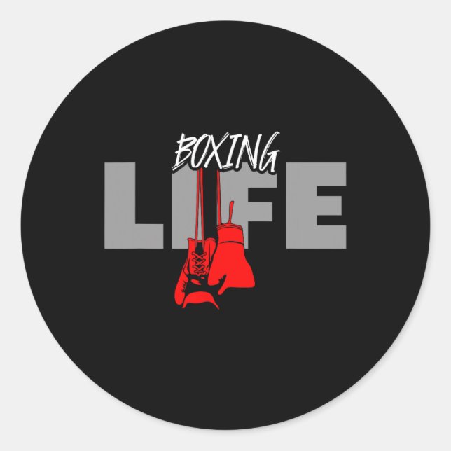 Boxing Apparel - Boxing 2  Classic Round Sticker (Front)