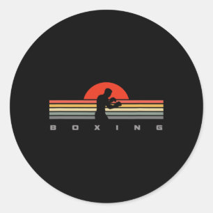 Boxing Apparel - Boxing 5 Classic Round Sticker