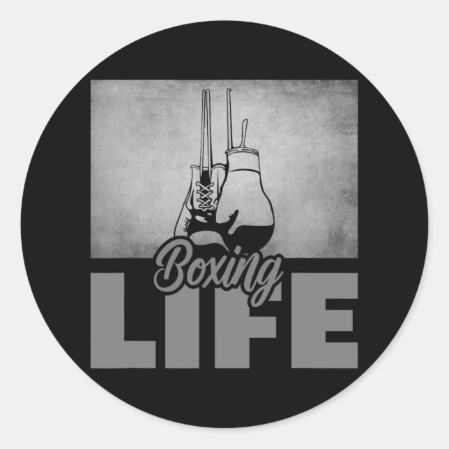 Boxing Apparel - Boxing 6  Classic Round Sticker (Front)