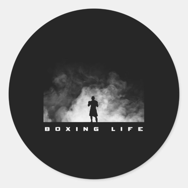 Boxing Apparel - Boxing 8  Classic Round Sticker (Front)