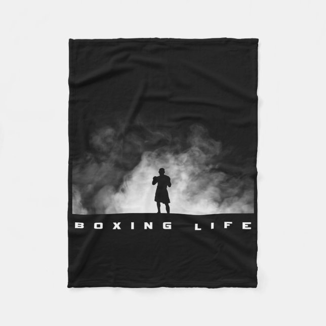 Boxing Apparel - Boxing 8  Fleece Blanket (Front)