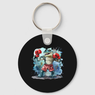 Boxing Bear Lover Boxing Gloves Kickboxing Funny B Key Ring