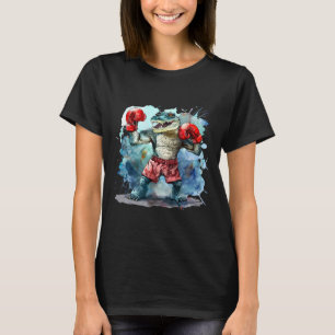 Boxing Bear Lover Boxing Gloves Kickboxing Funny B T-Shirt