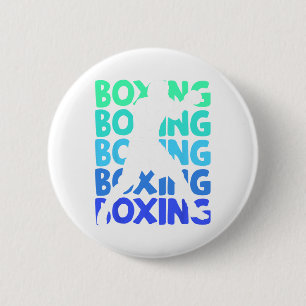 Boxing Boxer Boys Men Kids  6 Cm Round Badge