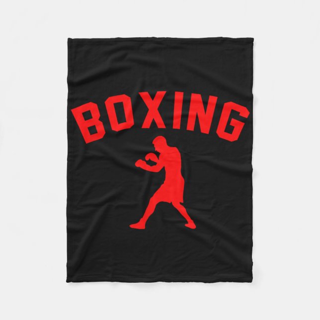 Boxing - Boxer Gift Boxing Fan Boxing Trainer Boxi Fleece Blanket (Front)
