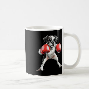 Boxing Boxer Shares Humour With Playful Dog Charm  Coffee Mug