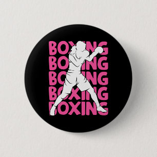 Boxing Boxer Women Girls Kids 1  6 Cm Round Badge
