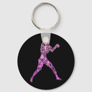 Boxing Boxer Women Girls Kids Key Ring