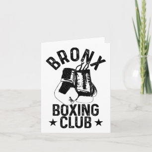 Boxing Bronx Martial Arts Ny New York Boxer Card