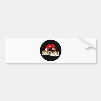 BOXING BUMPER STICKER