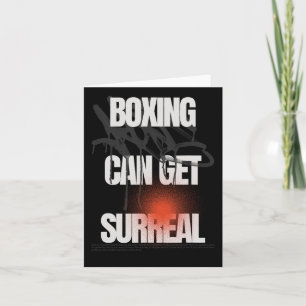 Boxing Can Get Surreal Card