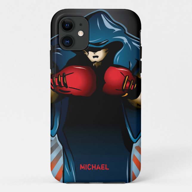 Boxing Case-Mate iPhone Case (Back)