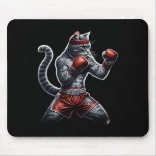 Boxing Cat When Your Cat Hits Harder Than You Do Mouse Pad