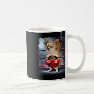 Boxing Champion Chihuahua Dog Fighter For Men Wome Coffee Mug