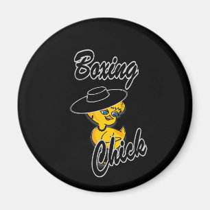 Boxing Chick #4 Magnet