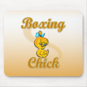 Boxing Chick Mouse Pad