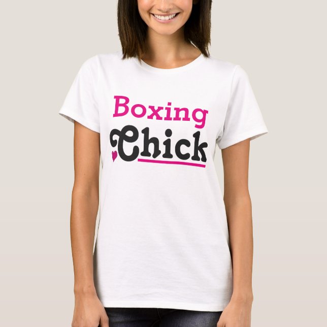 Boxing Chick T-Shirt (Front)
