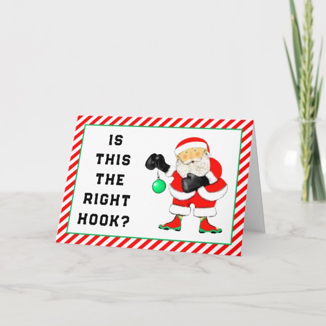 Boxing Christmas Holiday Card (Front)