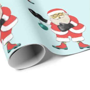 Boxing Christmas Holiday Gift Wrapping Paper