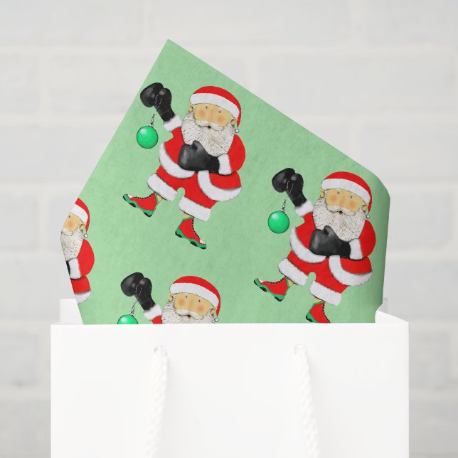 Boxing Christmas Tissue Paper (Gift Bag)
