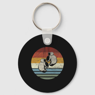 Boxing Clic - Vintage Retro Boxsport Kickboxing Fi Key Ring