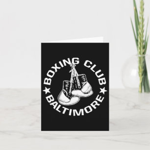 Boxing Club Baltimore Gloves Graphic For A Boxing  Card
