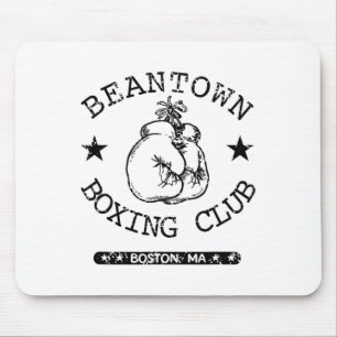 Boxing Club Beantown Boston Ma Vintage Mouse Pad