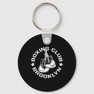 Boxing Club Brooklyn Gloves Graphic For A Boxing L Key Ring