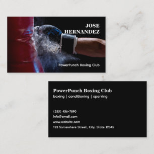 Boxing Club Business Card