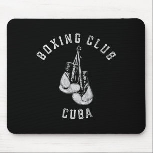 Boxing Club Cuba Gloves Fighter Mouse Pad