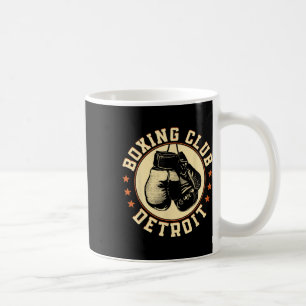 Boxing Club Detroit Gloves Graphic For A Boxing Lo Coffee Mug