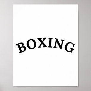 Boxing Club Vintage Athletic Sports Poster