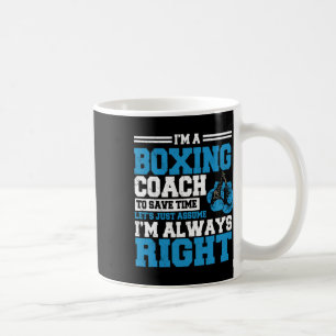 Boxing Coach Boxer Instructor Combat Sport Teacher Coffee Mug