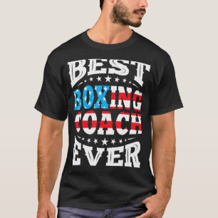 Boxing Coach Coaches 4th Fourth Of July Usa Americ T-Shirt