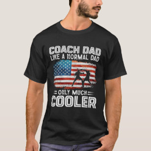 Boxing Coach Dad Boxing Players USA Flag T-Shirt