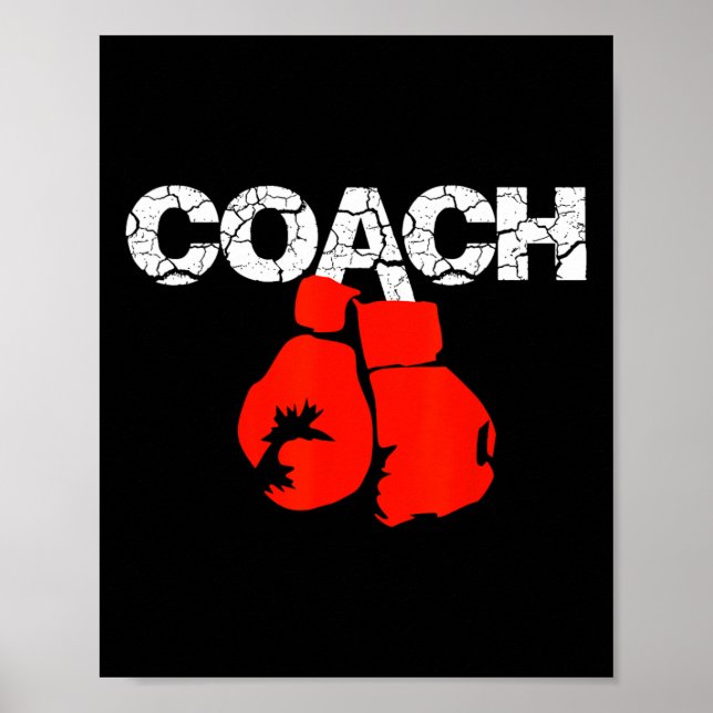 Boxing Coach Definition Boxing Trainer Boxing Coac Poster (Front)