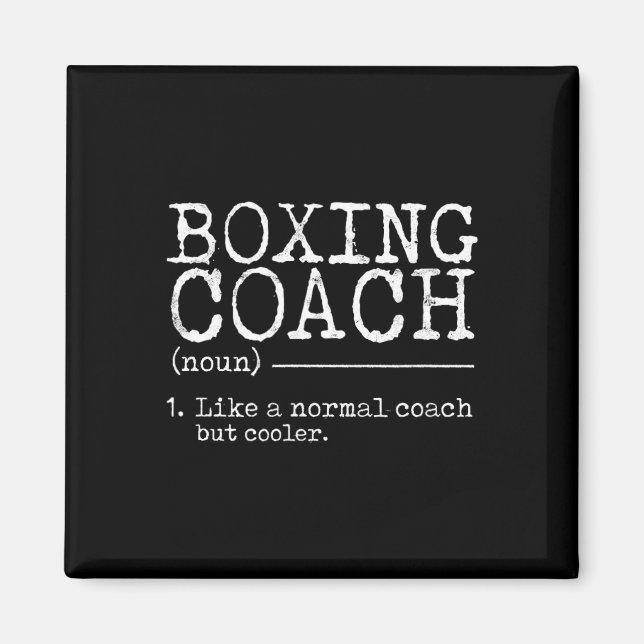 Boxing Coach Definition - Funny  Magnet (Front)