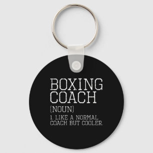 Boxing Coach Funny Sports Definition Trainer Gift Key Ring