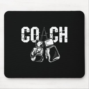 Boxing Coach - Kickboxing Kickboxer Gym Boxer _1 Mouse Pad