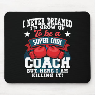 Boxing Coach - Kickboxing Kickboxer Gym Boxer 2  Mouse Pad