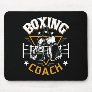 Boxing Coach - Kickboxing Kickboxer Gym Boxer Mouse Pad