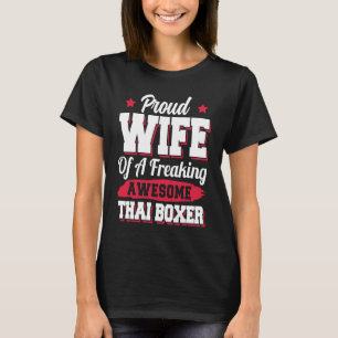 Boxing Coach Thai Boxer Wife T-Shirt